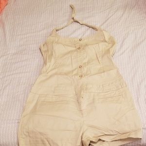 Khaki guess romper